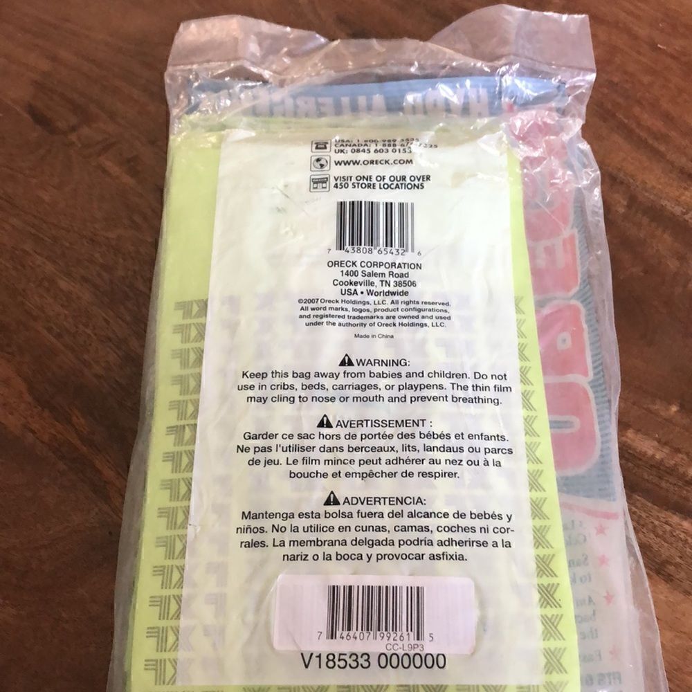 8 Pack Vacuum Bags for Oreck Type CC - Picture 8 of 9